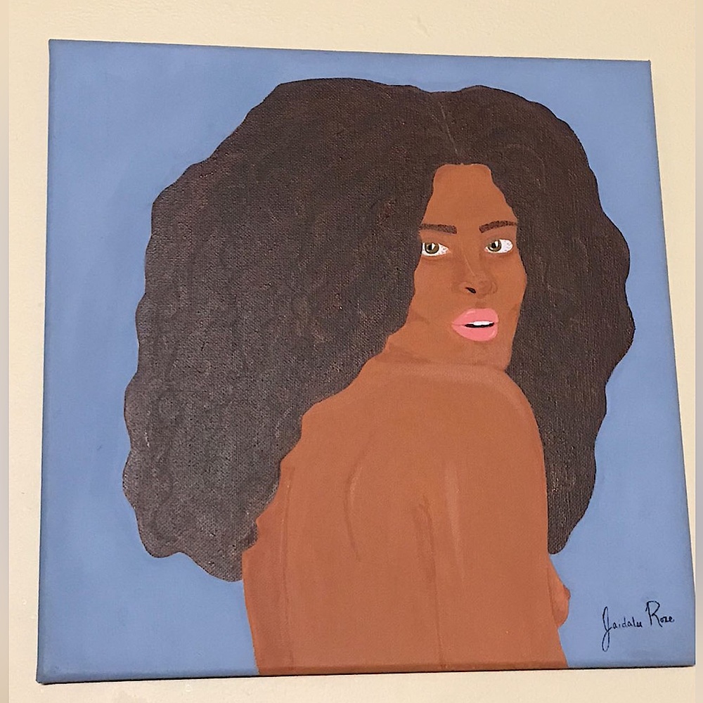 Painting of a beautiful women